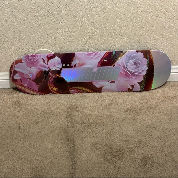 Primitive 2021 McClung Poison Pink Rose Holographic Foil Skateboard Deck 8.125” - Picture 3 of 7